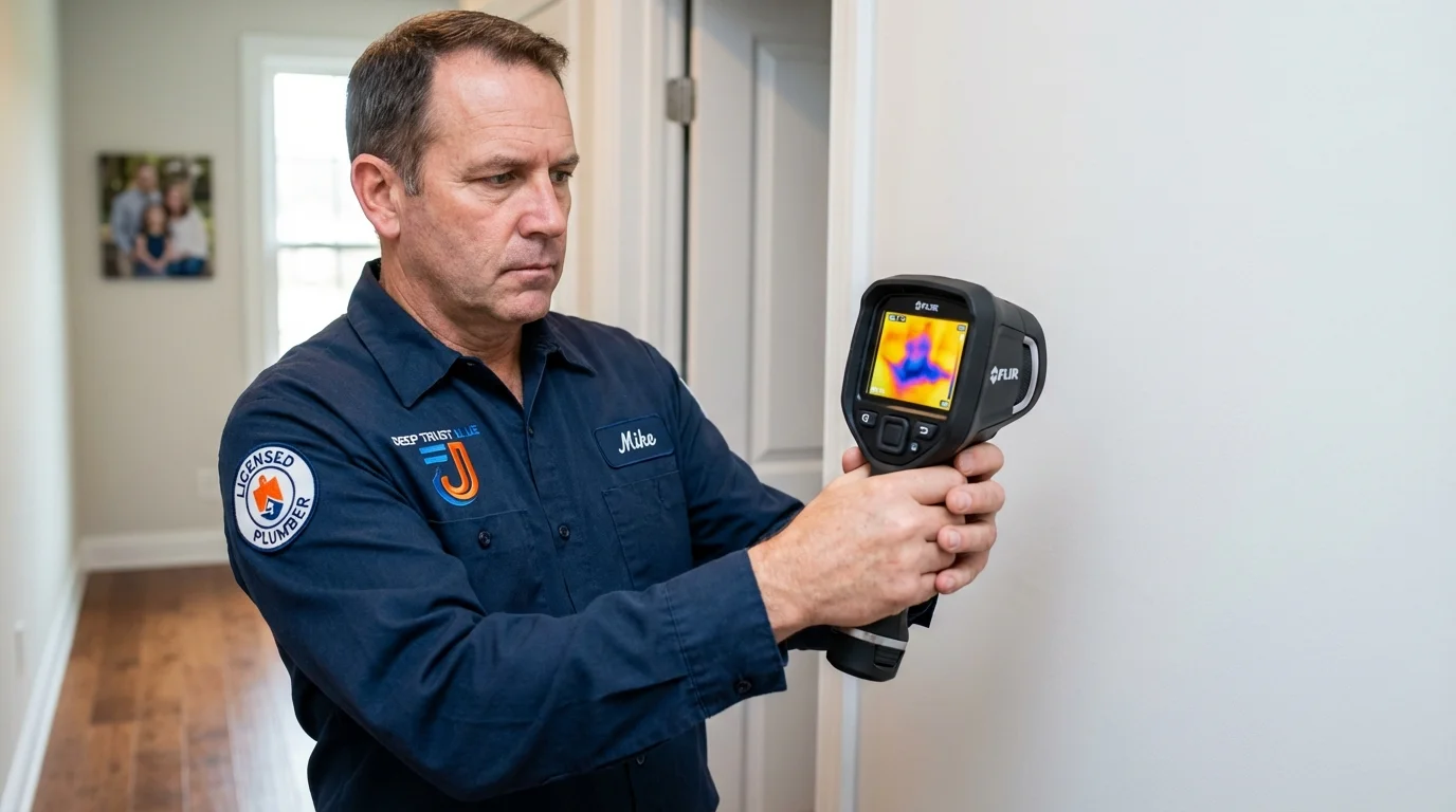 Thermal imaging leak detection by Johns Plumbing LLC in Corbin